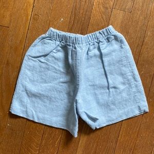 Alice Kathleen Boys Linen Shorts - size 5